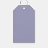 Dusty Blue en Paarse Boho | RegenboogBaby shower Cadeaulabel (Achterkant)