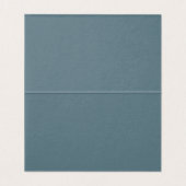 Dusty Blue en Sage Green Eucalyptus Botanical Kaart (Binnenkant ongevouwen)