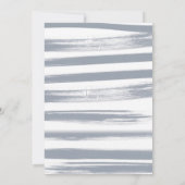 Dusty Blue Eucalyptus bruiloft Kaart (Achterkant)