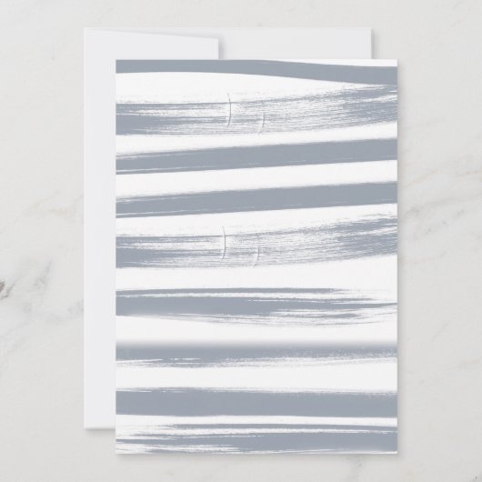 Dusty Blue Eucalyptus bruiloft Kaart (Achterkant)