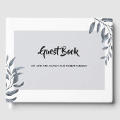 Dusty Blue Eucalyptus Gastenboek (Voorkant)