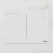 Dusty Blue Eucalyptus Greenery BABY SHOWER Invites Briefkaart (Achterkant)