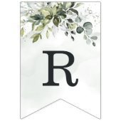 Dusty Blue Eucalyptus Greenery Boho Vrijgezellenfe Vlaggetjes (Derde vlag)