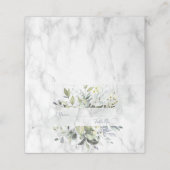 Dusty Blue Eucalyptus Greenery Succulent Plaatskaartje (Buitenkant ongevouwen)