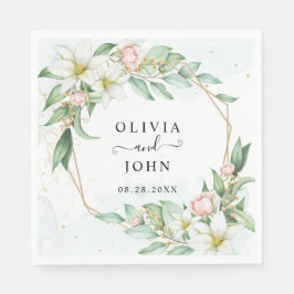 Dusty Blue Eucalyptus Greenery Succulent Wedding Servet