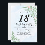 Dusty Blue Eucalyptus Greenery Sweet 18th Birthday Kaart<br><div class="desc">Deze robuuste blauwe eucalyptusgriep, 18e verjaardag, is een perfecte "18e verjaardag"-Sjabloon die u kunt aanpassen aan uw kleuren, stijlen en thema's. Creëer uw perfecte uitnodiging met deze vooraf ontworpen Sjablonen, kunt u het gemakkelijk personaliseren om uniek van u te zijn. Voor verdere aanpassing, te klikken gelieve de "pas verder"verbinding aan...</div>