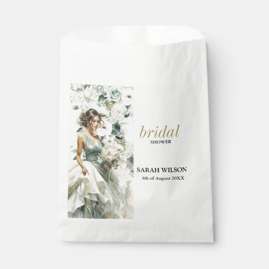 Dusty Blue Eucalyptus Greenery Wedding Bedankzakje (Voorkant)