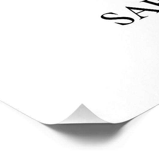 Dusty Blue Eucalyptus Greenery Wedding Perfect Poster (Hoek)