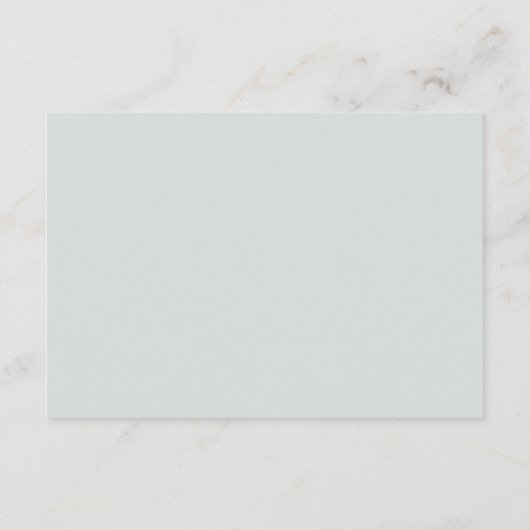 Dusty Blue Eucalyptus Greenery Wedding QR Code RSVP Kaartje (Achterkant)