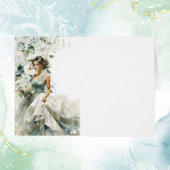 Dusty Blue Eucalyptus Groen Trouwtafel Kaart