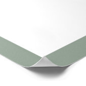 Dusty Blue Eucalyptus Vrijgezellenfeest Foto Booth Poster (Hoek)