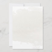 Dusty Blue Eucalyptus Wedding Kaart (Achterkant)