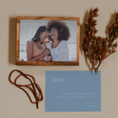 Dusty Blue | Faded fotomatron van Honor Kaart