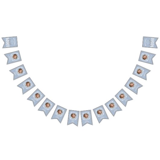 Dusty Blue First Rodeo Photo Banner – Western 1e (Alle)