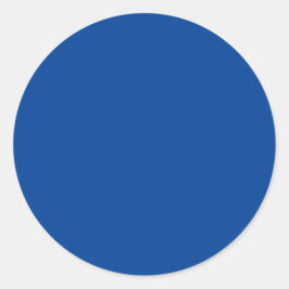 Dusty Blue,Flat Blue,Grayish Blue, Ronde Sticker