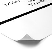 Dusty Blue Floral 2 Bar Sign Poster (Hoek)