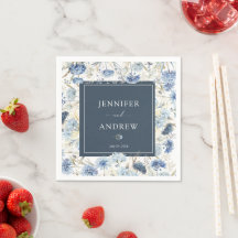 Dusty Blue Floral | Bloemen Bruiloft