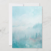 Dusty Blue Floral Boy Baptism Religious Kaart (Achterkant)