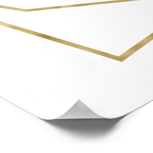 Dusty Blue Floral Bridal Luncheon Welkom Poster (Hoek)