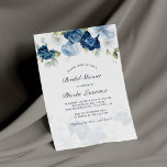 Dusty Blue Floral Bridal Shower Briefpapier<br><div class="desc">Dusty Blue Floral Bridal Shower Invitation Stationery. Pas deze bruiddouchekaart aan door hierboven op de knop 'Personaliseren' te klikken. De kaart bevat een moderne elegante,  stoffige blauwe bloemen met witte,  lichtblauwe en olijfgroene bloem. TIP: Geweldig voor verrassingsfeestjes,  baby showers,  trouwreceptie en pensioenfeestjes.</div>