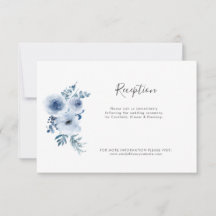 dusty blue floral bruiloft