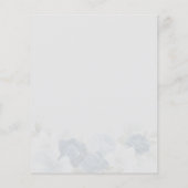 Dusty Blue Floral Eucalyptus Save the Date (Achterkant)