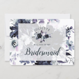 Dusty Blue Floral is mijn 'Bridesmaid'-Kaart