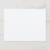 Dusty Blue Floral RSVP Card Kaartje (Achterkant)