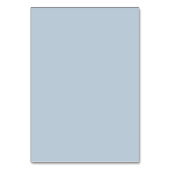 Dusty Blue Floral Tafel Zittafel Grafiek Kaart (Achterkant)