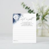 Dusty Blue Floral Vrijgezellenfeest Date Night Ide (Staand voorkant)