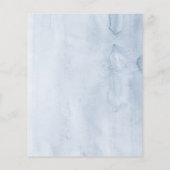 Dusty Blue Floral Vrijgezellenfeest Date Night Ide (Achterkant)