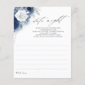 Dusty Blue Floral Vrijgezellenfeest Date Night Ide (Voorkant)