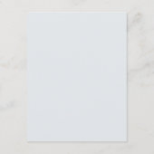 Dusty Blue Floral Weddenschap Bedankt dat je kaart (Achterkant)