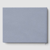 Dusty Blue Floral Wedding Gastenboek (Achterkant)