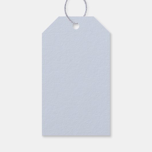 Dusty Blue Florals Cadeau Labels Cadeaulabel (Achterkant)