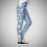 Dusty Blue Flower Power Legging<br><div class="desc">Mooie leggings in Dusty Blue tones met een ventilatorkrachtpatroon en florale versieringen. Haal het voor je yoga sessies of draag het tijdens de sport! Je zou ook een leuk cadeau kunnen doen voor een vriend voor haar verjaardag.</div>