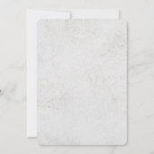 Dusty Blue Folie Wereldkaart Destination Wedding Kaart (Achterkant)