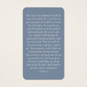 Dusty Blue Forever in Our Hearts Memorial Kaart (Achterkant)