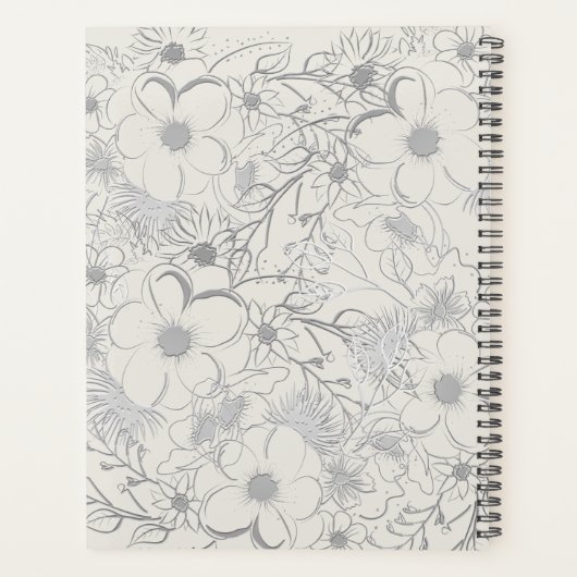 Dusty Blue Foto Bruiloft Planner (Achterkant)