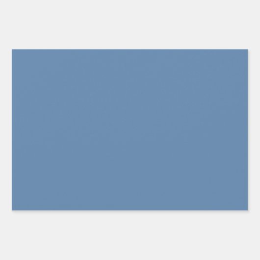 Dusty Blue French Toile Chinoiserie Wrapping Paper (Voorkant 2)