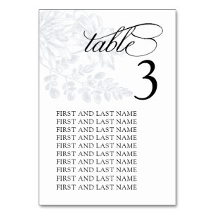 Dusty Blue Geometric Floral Wedding Kaart