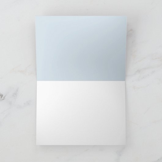 Dusty Blue Geometric Vrijgezellenfeest Dank u kaar Kaart (Binnen)