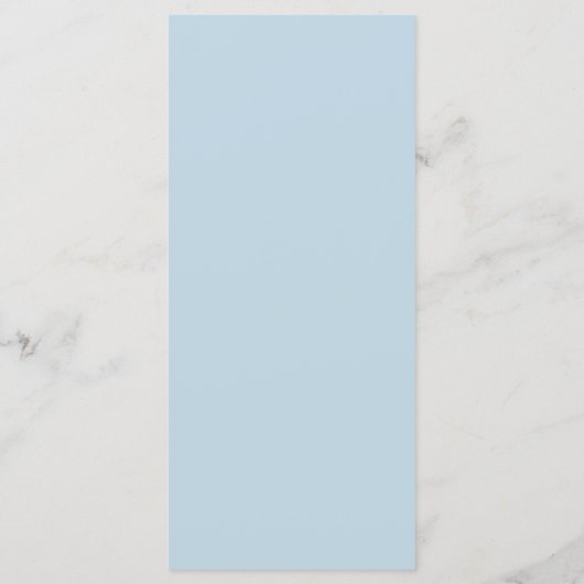 Dusty Blue Gold Glitter Floral QR Code Bar Menu (Achterkant)