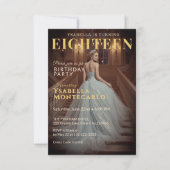 Dusty Blue Gold Staircase Kaart (Voorkant)