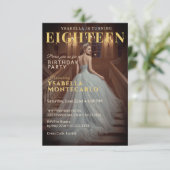 Dusty Blue Gold Staircase Kaart (Staand voorkant)