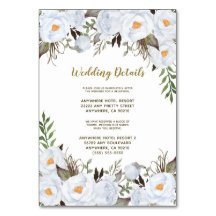 Dusty Blue Gold Vintage bruiloft behuizing Kaarten