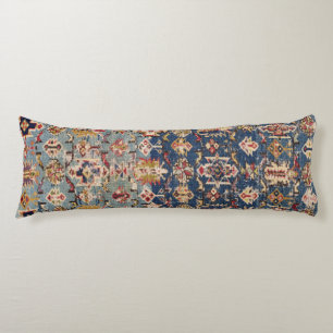 Dusty Blue Green Kuba Yellow Bands  Lichaamskussen