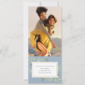 Dusty Blue Greenery, allemaal in één fotowedstrijd Kaart (Achterkant)