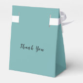 Dusty Blue Greenery Eucalyptus Leaves Wedding Bedankdoosjes (Achterkant)