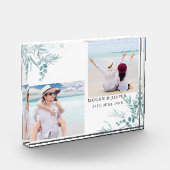 Dusty Blue Greenery Eucalyptus Leaves Wedding Fotoblokken (Links)